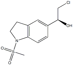 (1S)-2-CHLORO-1-[1-(METHYLSULFONYL)-2,3-DIHYDRO-1H-INDOL-5-YL]ETHANOL