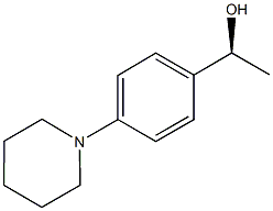 (1S)-1-(4-PIPERIDIN-1-YLPHENYL)ETHANOL Structure