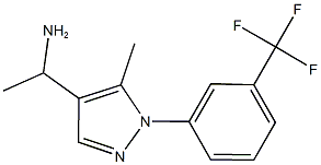 1-{5-METHYL-1-[3-(TRIFLUOROMETHYL)PHENYL]-1H-PYRAZOL-4-YL}ETHANAMINE