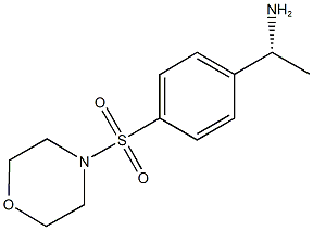 (1R)-1-[4-(MORPHOLIN-4-YLSULFONYL)PHENYL]ETHANAMINE Struktur
