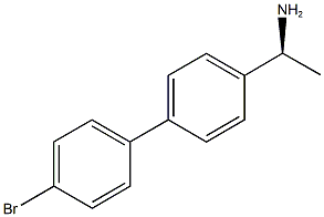 (1S)-1-(4''-BROMO-1,1''-BIPHENYL-4-YL)ETHANAMINE Struktur