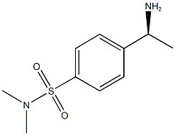 4-[(1S)-1-AMINOETHYL]-N,N-DIMETHYLBENZENESULFONAMIDE,,结构式