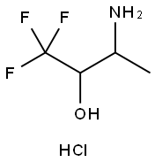 3-AMINO-1,1,1-TRIFLUOROBUTAN-2-OL HYDROCHLORIDE, 115363-79-6, 结构式