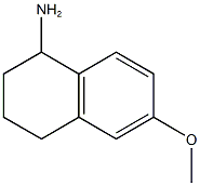 6-METHOXY-1,2,3,4-TETRAHYDRONAPHTHALEN-1-AMINE Struktur