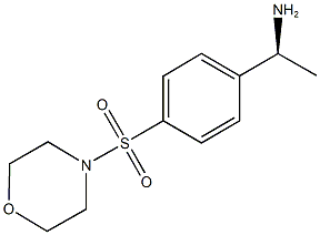 (1S)-1-[4-(MORPHOLIN-4-YLSULFONYL)PHENYL]ETHANAMINE Structure