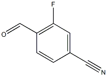 3-FLUORO-4-FORMYL-BENZONITRILE Structure