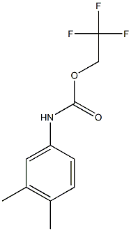 2,2,2-trifluoroethyl 3,4-dimethylphenylcarbamate