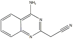 (4-aminoquinazolin-2-yl)acetonitrile 结构式