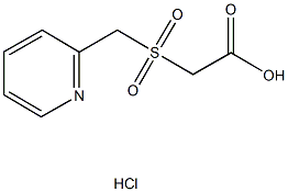 [(pyridin-2-ylmethyl)sulfonyl]acetic acid hydrochloride 结构式