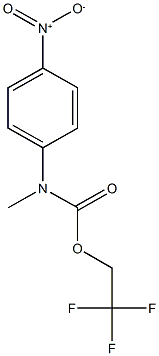 2,2,2-trifluoroethyl methyl(4-nitrophenyl)carbamate Structure