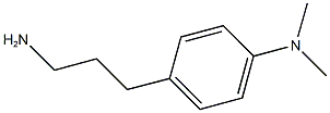 N-[4-(3-aminopropyl)phenyl]-N,N-dimethylamine Structure