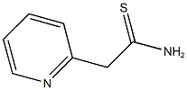 2-pyridin-2-ylethanethioamide 化学構造式