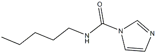 N-pentyl-1H-imidazole-1-carboxamide 化学構造式