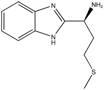 (1S)-1-(1H-benzimidazol-2-yl)-3-(methylthio)propan-1-amine Structure