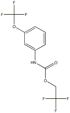  2,2,2-trifluoroethyl 3-(trifluoromethoxy)phenylcarbamate