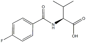  (2S)-2-[(4-fluorobenzoyl)amino]-3-methylbutanoic acid