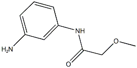 N-(3-aminophenyl)-2-methoxyacetamide 结构式