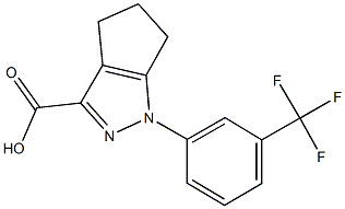 1-[3-(trifluoromethyl)phenyl]-1,4,5,6-tetrahydrocyclopenta[c]pyrazole-3-carboxylic acid