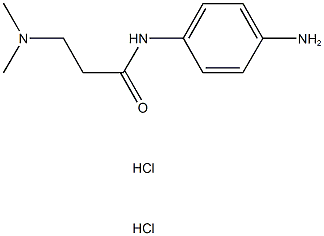 N-(4-aminophenyl)-3-(dimethylamino)propanamide dihydrochloride,,结构式