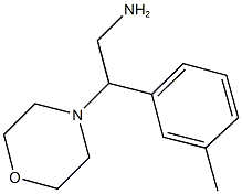 2-(3-methylphenyl)-2-morpholin-4-ylethanamine Struktur