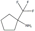 1-(trifluoromethyl)cyclopentanamine,,结构式