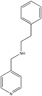 (2-phenylethyl)(pyridin-4-ylmethyl)amine Struktur