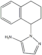 1-(1,2,3,4-tetrahydronaphthalen-1-yl)-1H-pyrazol-5-amine 结构式