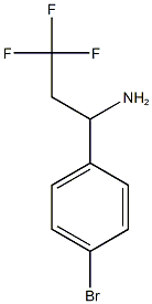  1-(4-bromophenyl)-3,3,3-trifluoropropan-1-amine