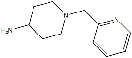 1-(pyridin-2-ylmethyl)piperidin-4-amine 化学構造式