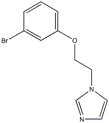 1-[2-(3-bromophenoxy)ethyl]-1H-imidazole Structure