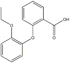 2-(2-ethoxyphenoxy)benzoic acid 化学構造式
