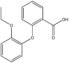 2-(2-ethoxyphenoxy)benzoic acid Struktur