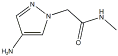 2-(4-amino-1H-pyrazol-1-yl)-N-methylacetamide Structure