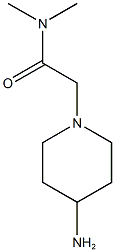 2-(4-aminopiperidin-1-yl)-N,N-dimethylacetamide Structure