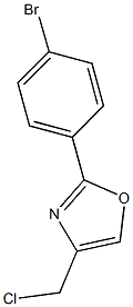 2-(4-bromophenyl)-4-(chloromethyl)-1,3-oxazole|