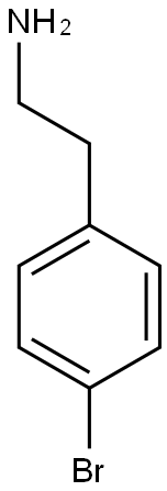 2-(4-bromophenyl)ethan-1-amine,,结构式