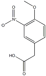 2-(4-methoxy-3-nitrophenyl)acetic acid Structure