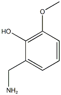 2-(aminomethyl)-6-methoxyphenol 结构式