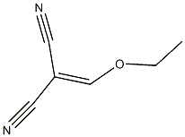 2-(ethoxymethylidene)propanedinitrile,,结构式