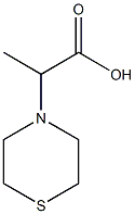 2-(thiomorpholin-4-yl)propanoic acid Structure