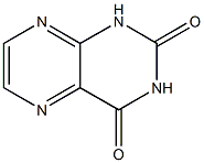 2,3,4,8-tetrahydropteridine-2,4-dione,,结构式
