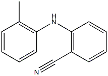 2-[(2-methylphenyl)amino]benzonitrile,,结构式