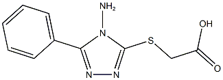 2-[(4-amino-5-phenyl-4H-1,2,4-triazol-3-yl)sulfanyl]acetic acid