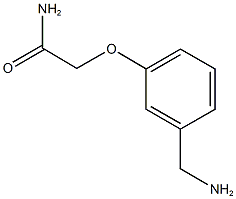 2-[3-(aminomethyl)phenoxy]acetamide,,结构式