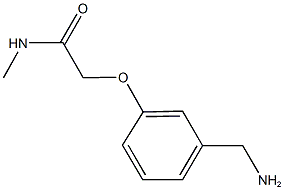 2-[3-(aminomethyl)phenoxy]-N-methylacetamide Structure