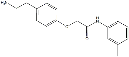 2-[4-(2-aminoethyl)phenoxy]-N-(3-methylphenyl)acetamide