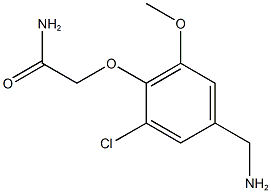 2-[4-(aminomethyl)-2-chloro-6-methoxyphenoxy]acetamide
