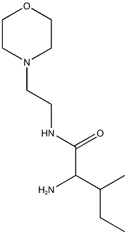 2-amino-3-methyl-N-(2-morpholin-4-ylethyl)pentanamide