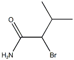 2-bromo-3-methylbutanamide Structure