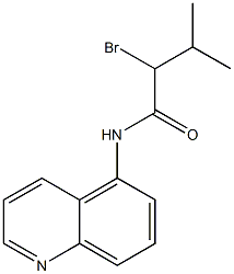  2-bromo-3-methyl-N-quinolin-5-ylbutanamide